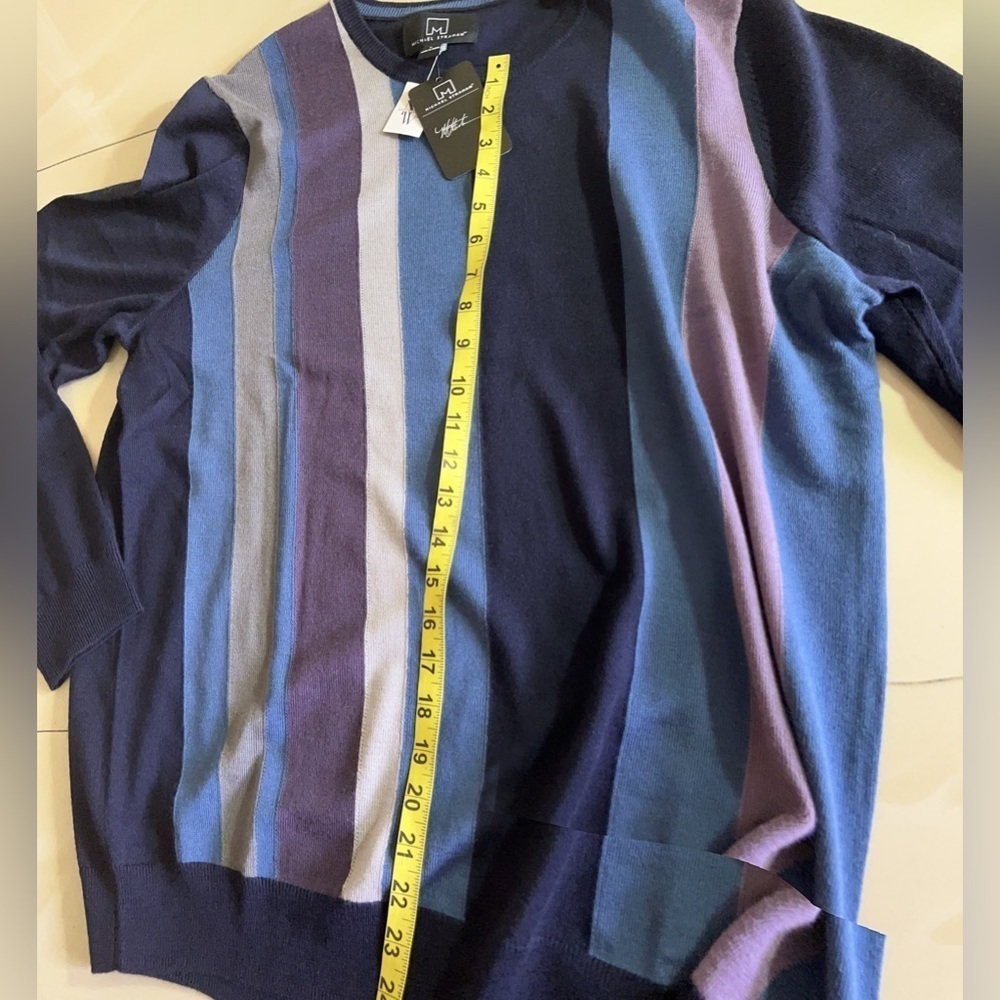 MSX by Michael Strahan Men's Purple Sweater Size XXL - Picture 2 of 16